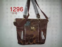 woman coach sac discount 2013 new ch-1296 brown en parole